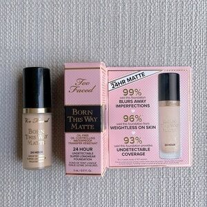 Too faced born this way matte foundation mini - Snow